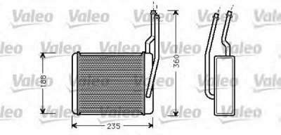 VALEO 812274 -  Теплообменник, отопление салона
