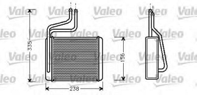 VALEO 812275 -  Теплообменник, отопление салона