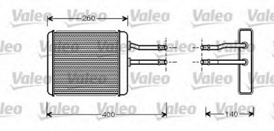 VALEO 812278 -  Теплообменник, отопление салона