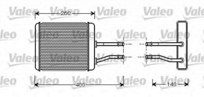 VALEO 812279 -  Теплообменник, отопление салона