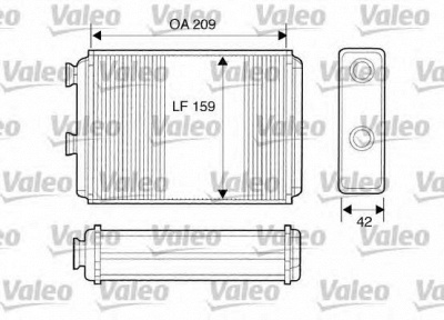 VALEO 812280 -  Теплообменник, отопление салона