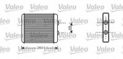 VALEO 812284 -  Теплообменник, отопление салона