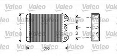VALEO 812298 -  Теплообменник, отопление салона