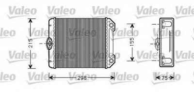 VALEO 812299 -  Теплообменник, отопление салона