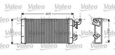 VALEO 812301 -  Теплообменник, отопление салона