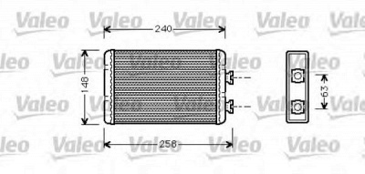 VALEO 812318 -  Теплообменник, отопление салона