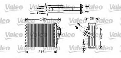VALEO 812336 -  Теплообменник, отопление салона