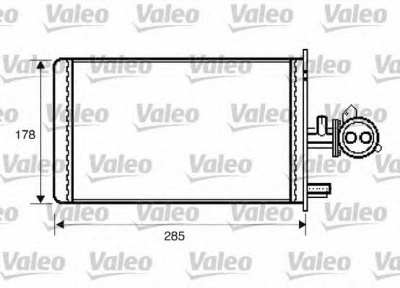 VALEO 812337 -  Теплообменник, отопление салона