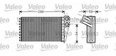 VALEO 812338 -  Теплообменник, отопление салона