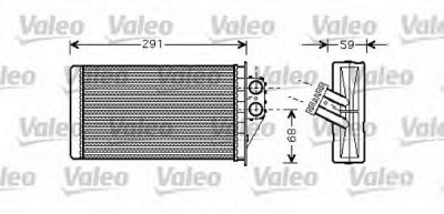 VALEO 812339 -  Теплообменник, отопление салона