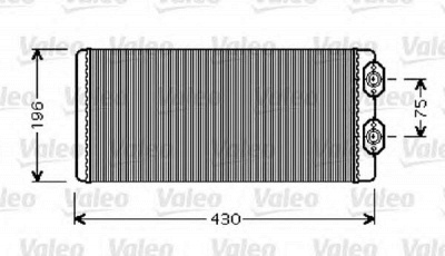 VALEO 812343 -  Теплообменник, отопление салона