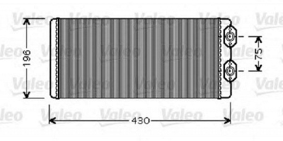 VALEO 812344 -  Теплообменник, отопление салона