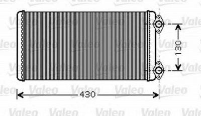 VALEO 812346 -  Теплообменник, отопление салона