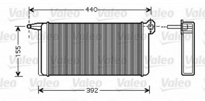 VALEO 812347 -  Теплообменник, отопление салона