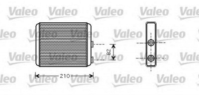 VALEO 812363 -  Теплообменник, отопление салона
