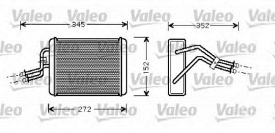 VALEO 812364 -  Теплообменник, отопление салона