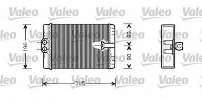 VALEO 812366 -  Теплообменник, отопление салона