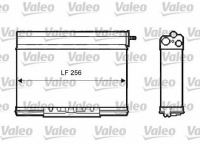 VALEO 812401 -  Теплообменник, отопление салона