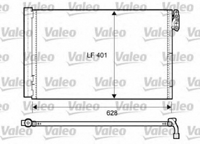 VALEO 814011 -  Конденсатор, кондиционер