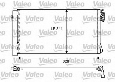 VALEO 814012 -  Конденсатор, кондиционер