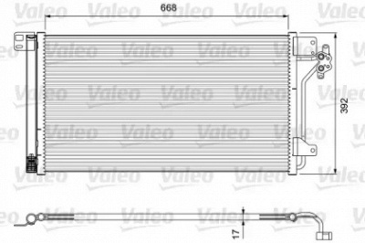 VALEO 814015 -  Конденсатор, кондиционер