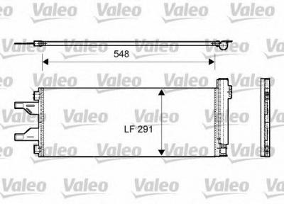 VALEO 814069 -  Конденсатор, кондиционер