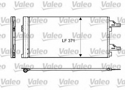VALEO 814085 -  Конденсатор, кондиционер