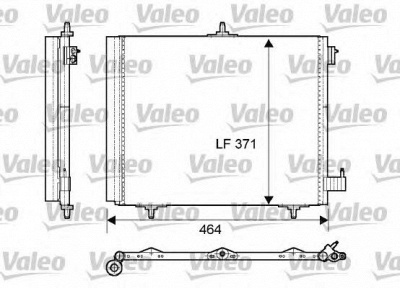 VALEO 814095 -  Конденсатор, кондиционер