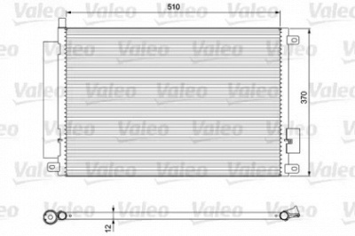 VALEO 814155 -  Конденсатор, кондиционер