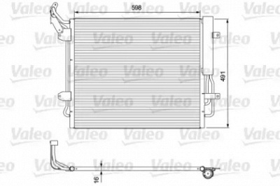 VALEO 814157 -  Конденсатор, кондиционер
