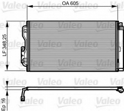 VALEO 814189 -  Конденсатор, кондиционер