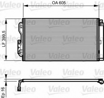VALEO 814191 -  Конденсатор, кондиционер