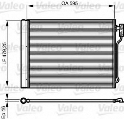 VALEO 814192 -  Конденсатор, кондиционер