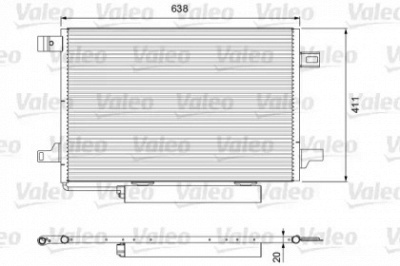 VALEO 814249 -  Конденсатор, кондиционер