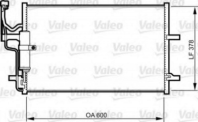 VALEO 814265 -  Конденсатор, кондиционер