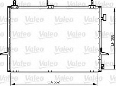 VALEO 814289 -  Конденсатор, кондиционер