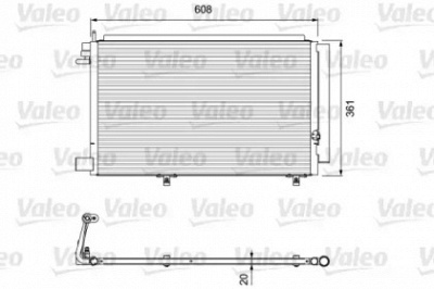 VALEO 814294 -  Конденсатор, кондиционер