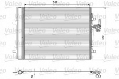 VALEO 814318 -  Конденсатор, кондиционер