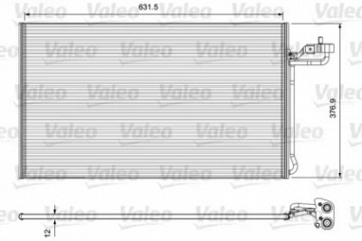 VALEO 814325 -  Конденсатор, кондиционер