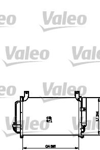 VALEO 814342 -  Конденсатор, кондиционер