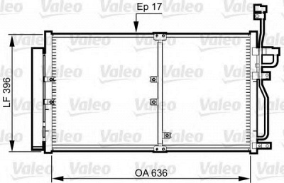 VALEO 814359 -  Конденсатор, кондиционер