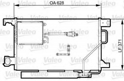 VALEO 814368 -  Конденсатор, кондиционер