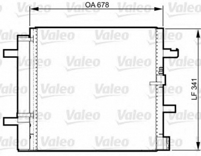 VALEO 814370 -  Конденсатор, кондиционер