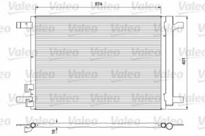 VALEO 814375 -  Конденсатор, кондиционер