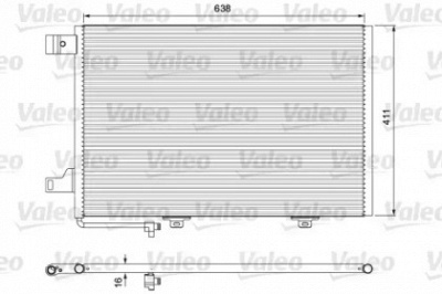 VALEO 814376 -  Конденсатор, кондиционер
