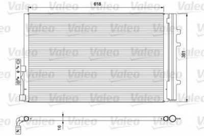 VALEO 814386 -  Конденсатор, кондиционер