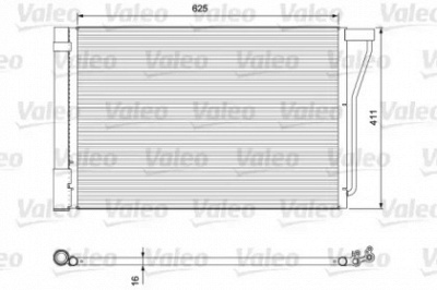 VALEO 814388 -  Конденсатор, кондиционер