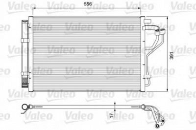 VALEO 814394 -  Конденсатор, кондиционер