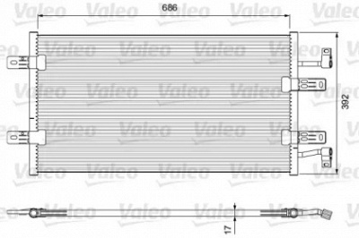 VALEO 814398 -  Конденсатор, кондиционер