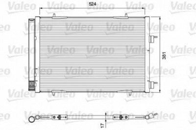 VALEO 814406 -  Конденсатор, кондиционер